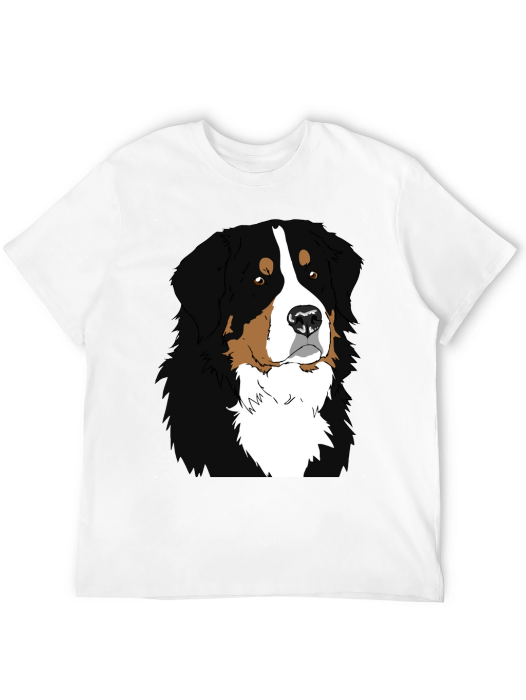 Bernese Mountain Dog Graphic Tee - Black