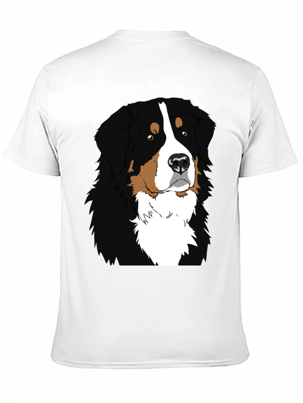 Bernese Mountain Dog Graphic Tee - Black