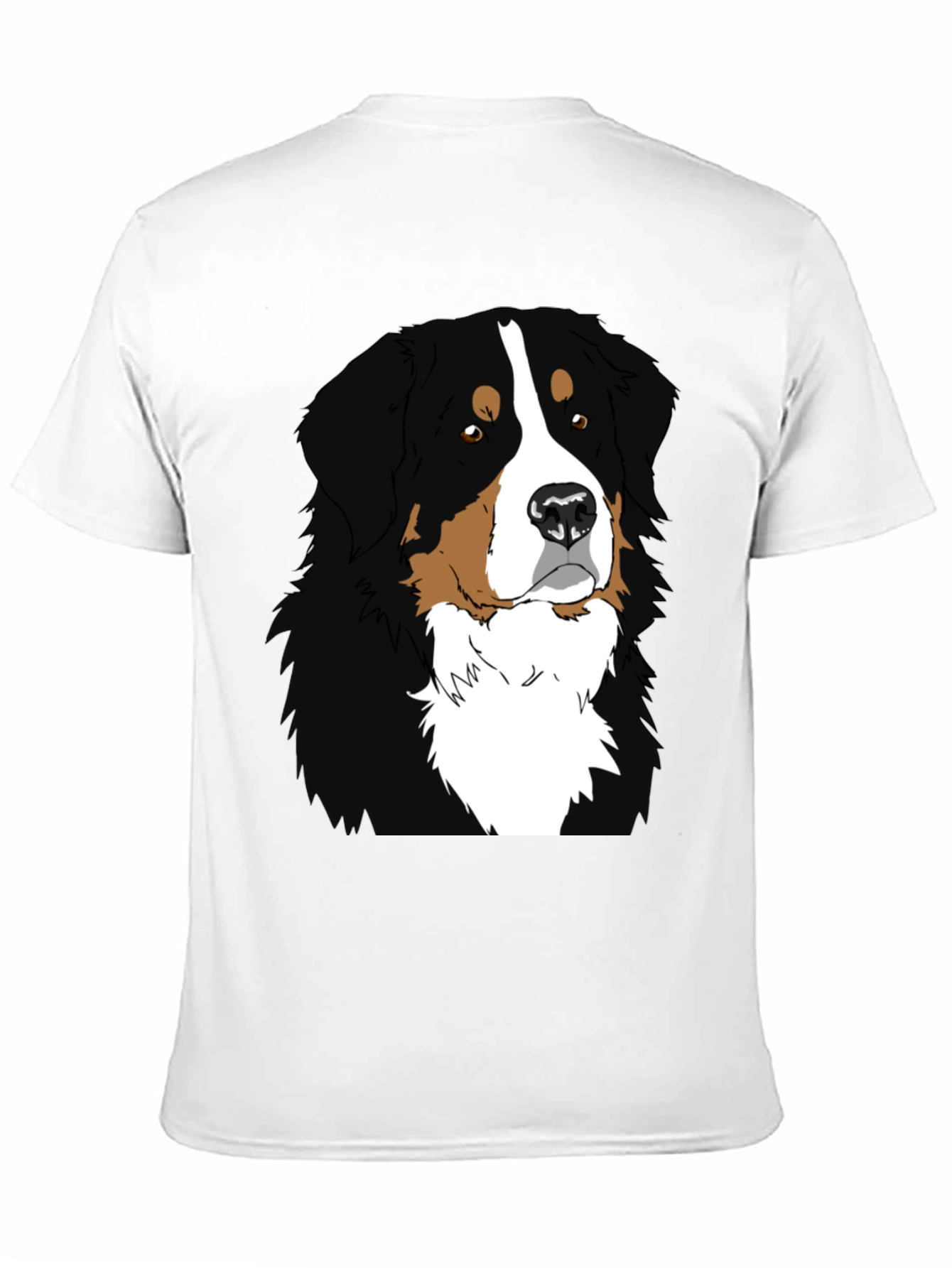Bernese Mountain Dog Graphic Tee - Black