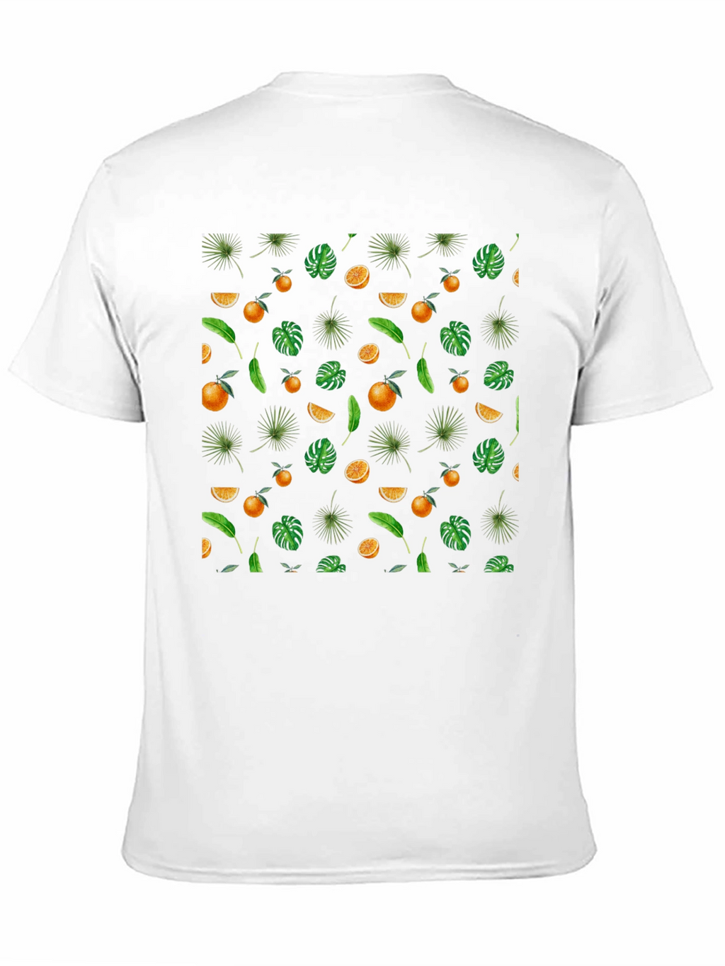 Tropical Fruit Print T-Shirt