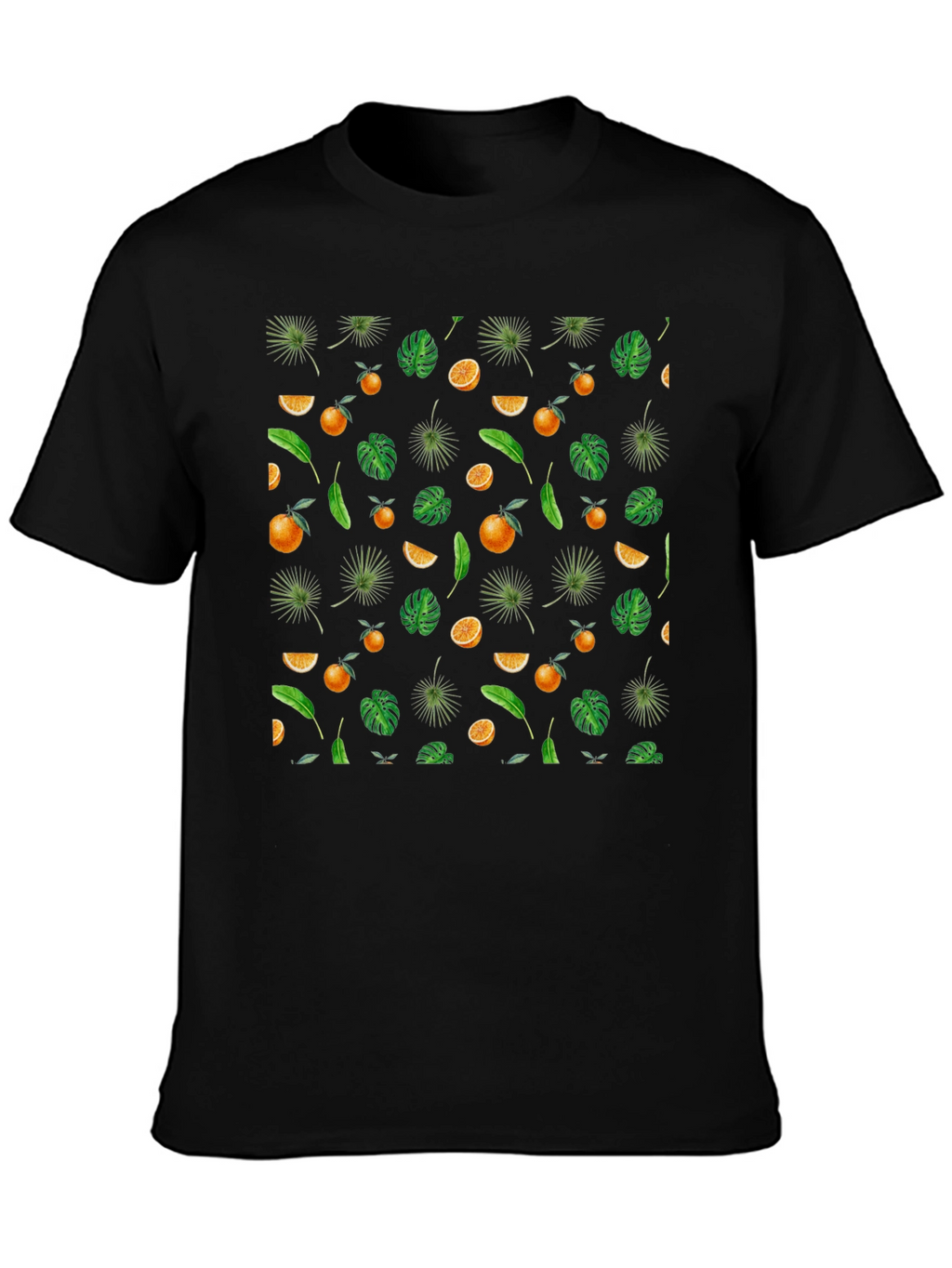 Tropical Fruit Print T-Shirt