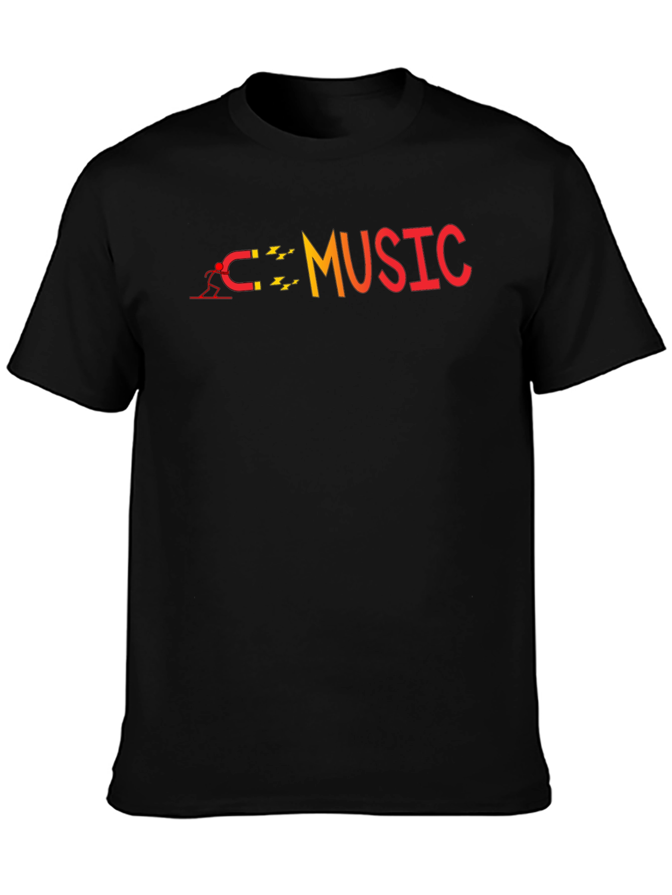 Music Magnet Graphic T-Shirt