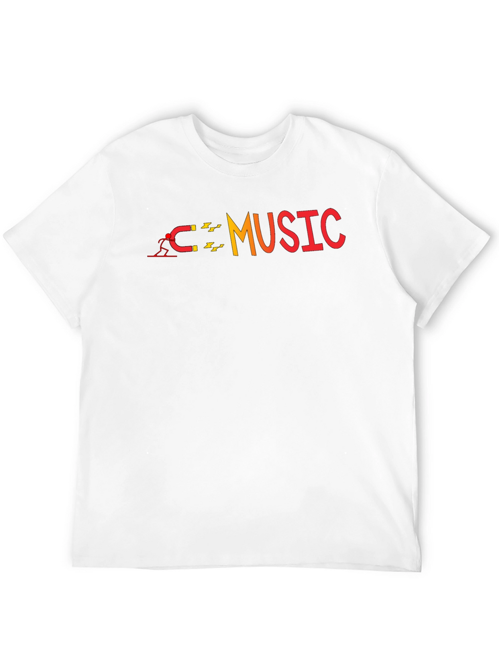 Music Magnet Graphic T-Shirt