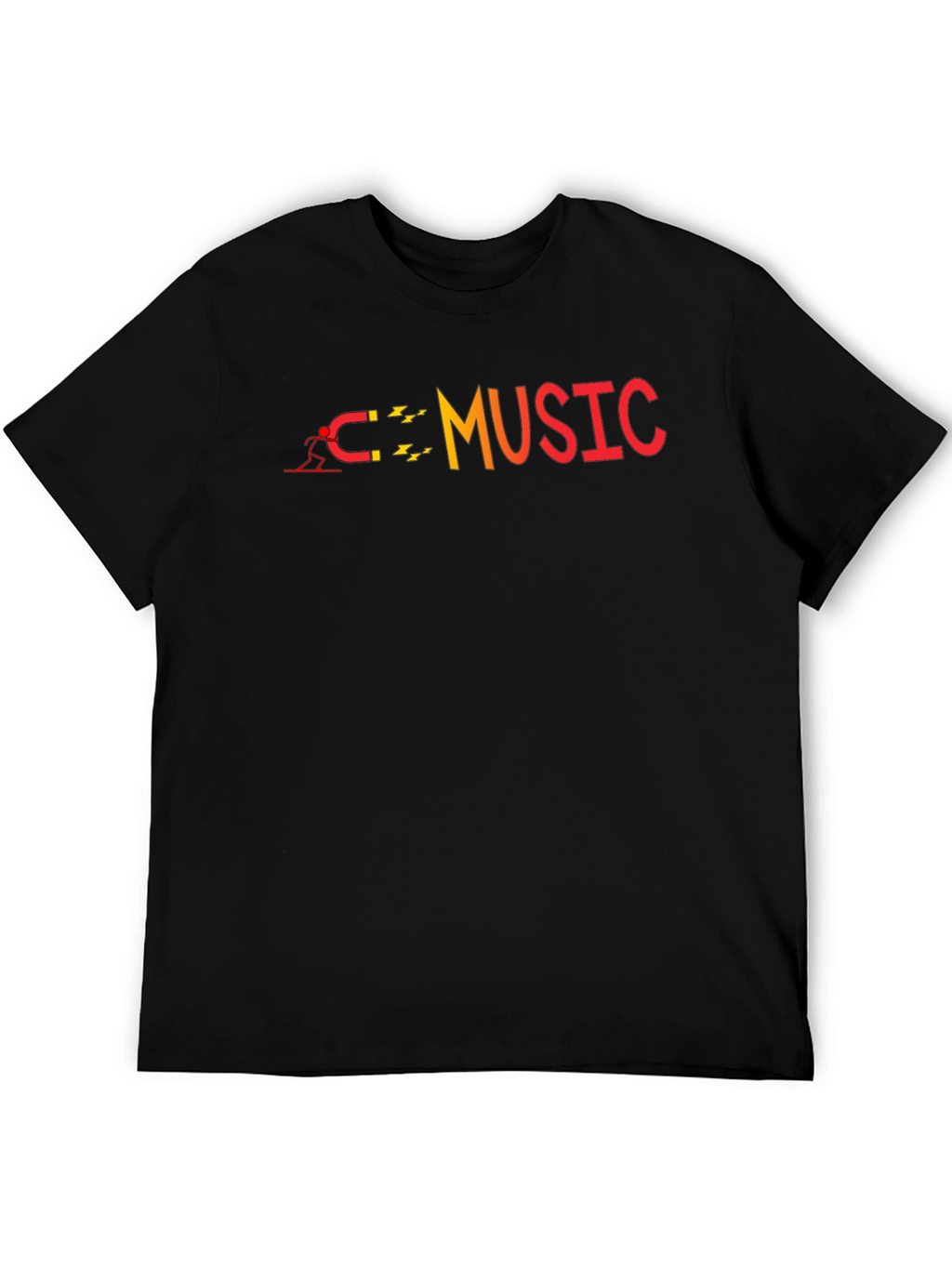 Music Magnet Graphic T-Shirt