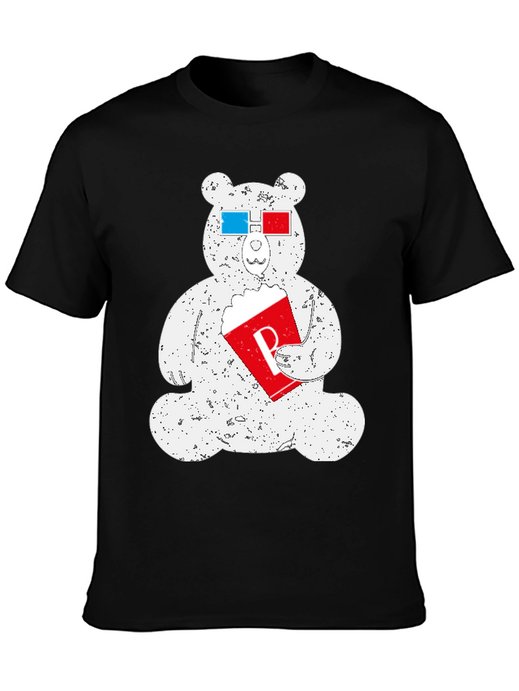 Movie Buff Bear T-Shirt - Funny Graphic Tee