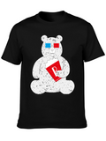 Movie Buff Bear T-Shirt - Funny Graphic Tee