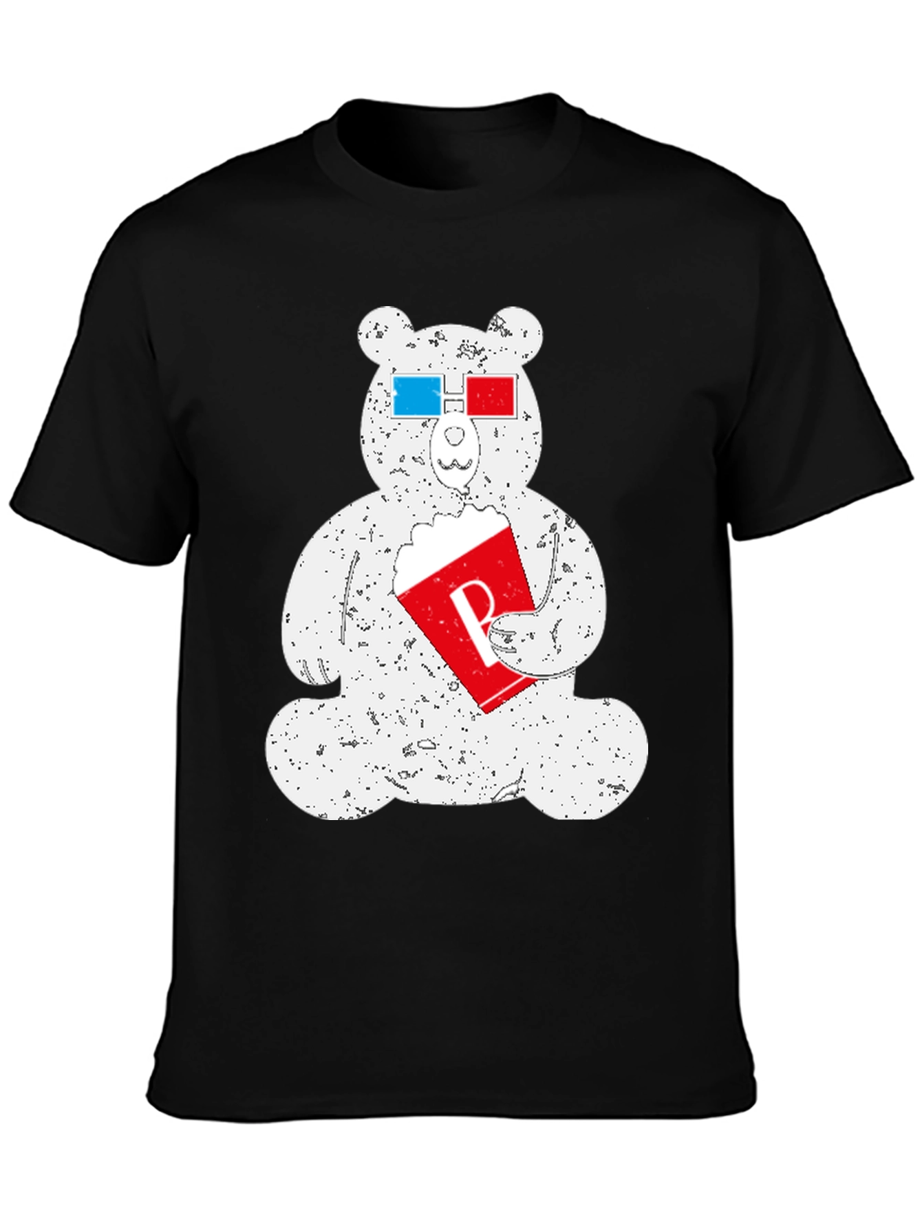 Movie Buff Bear T-Shirt - Funny Graphic Tee