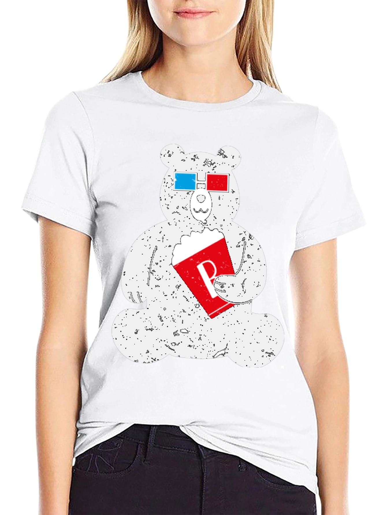 Movie Buff Bear T-Shirt - Funny Graphic Tee