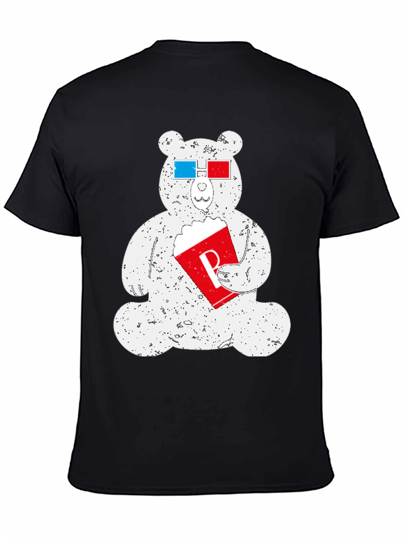 Movie Buff Bear T-Shirt - Funny Graphic Tee