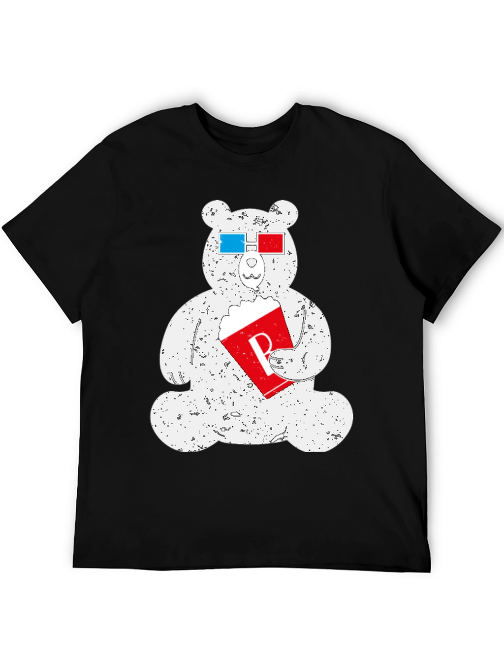 Movie Buff Bear T-Shirt - Funny Graphic Tee