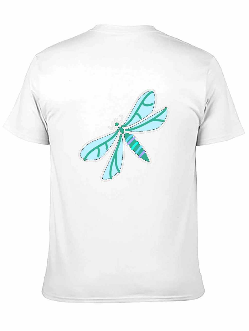 Dragonfly Graphic Tee - Stylish Black Cotton T-Shirt
