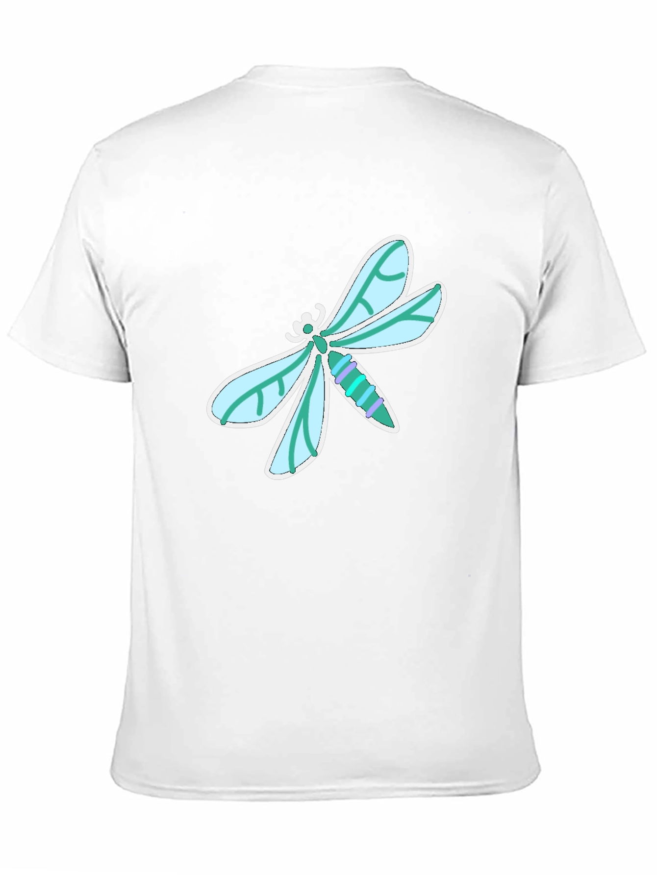 Dragonfly Graphic Tee - Stylish Black Cotton T-Shirt