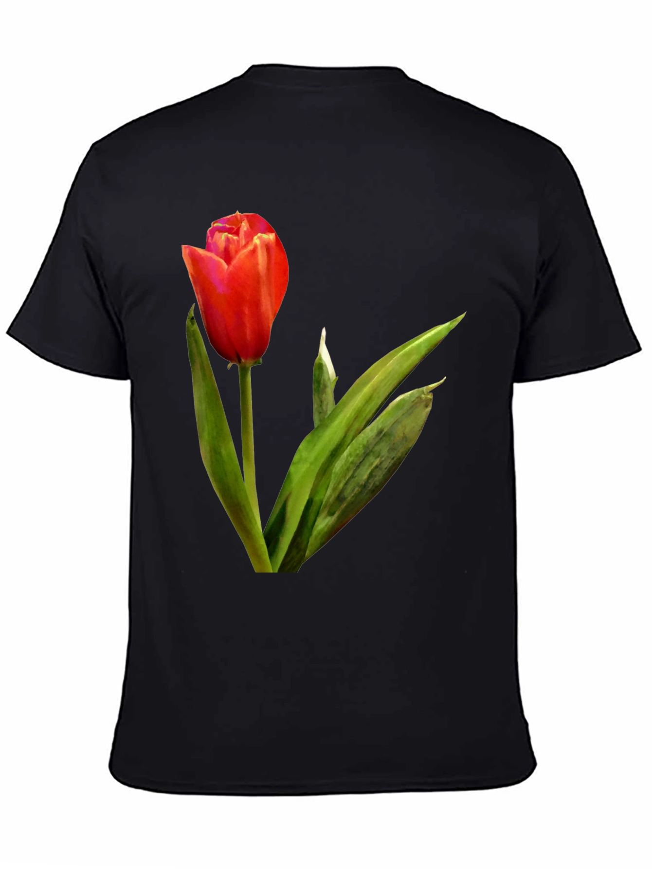 Tulip Graphic Tee - Stylish Floral Design