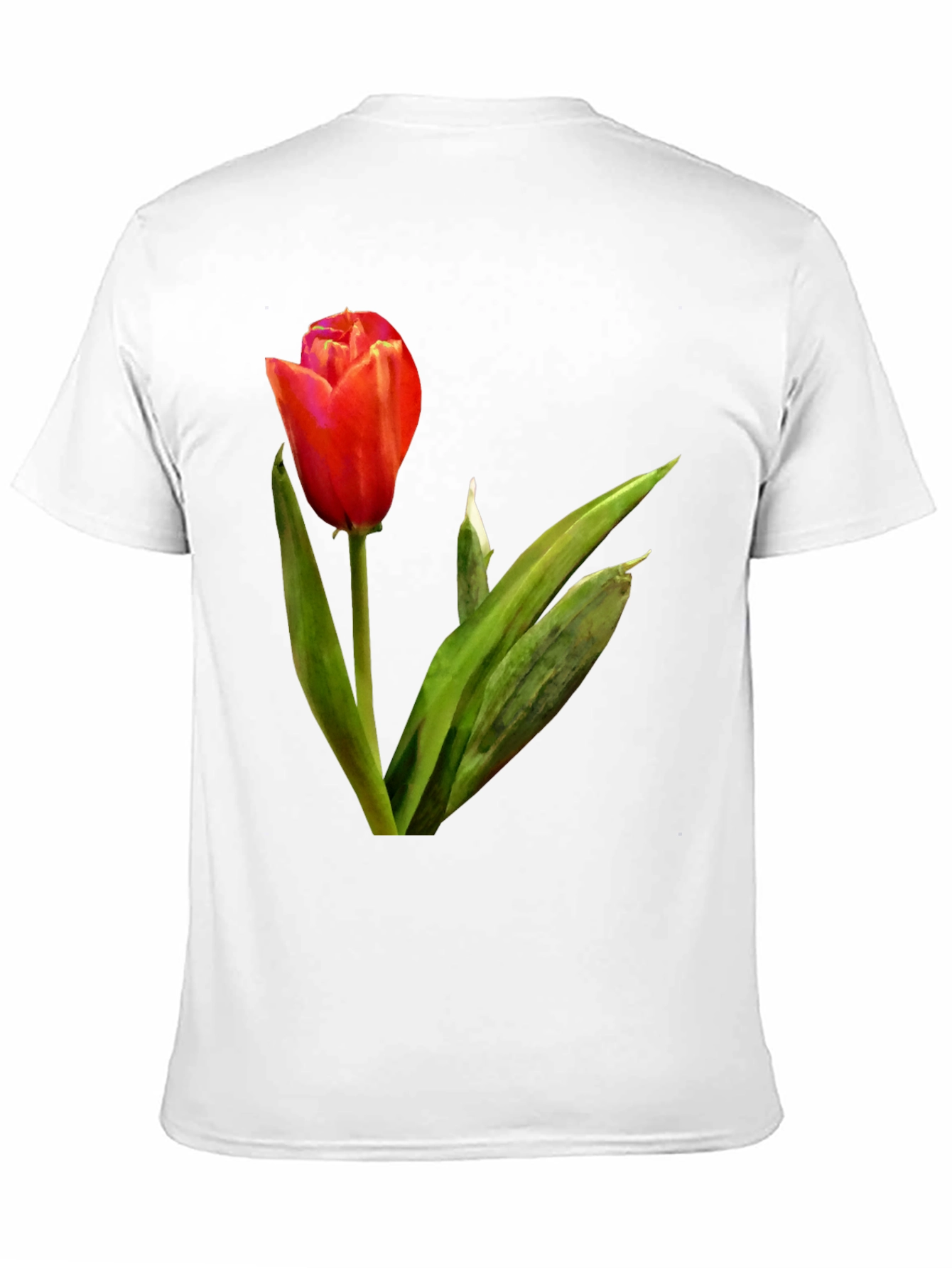 Tulip Graphic Tee - Stylish Floral Design