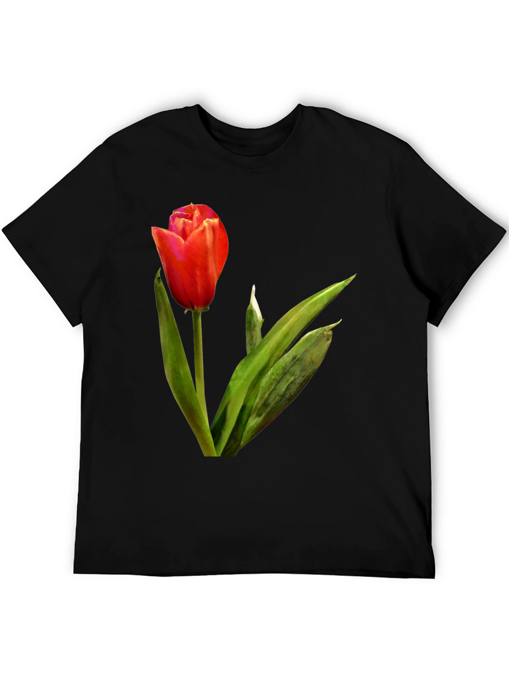 Tulip Graphic Tee - Stylish Floral Design
