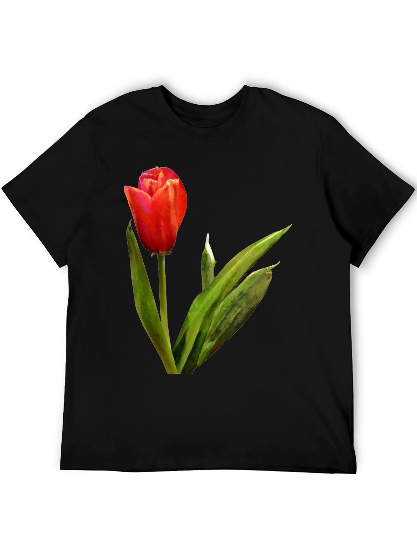 Tulip Graphic Tee - Stylish Floral Design
