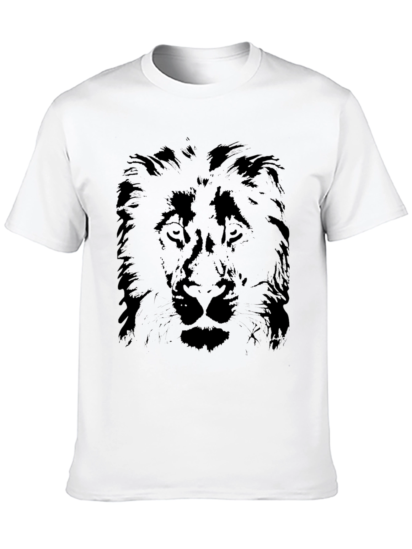 Lion Graphic Black T-Shirt