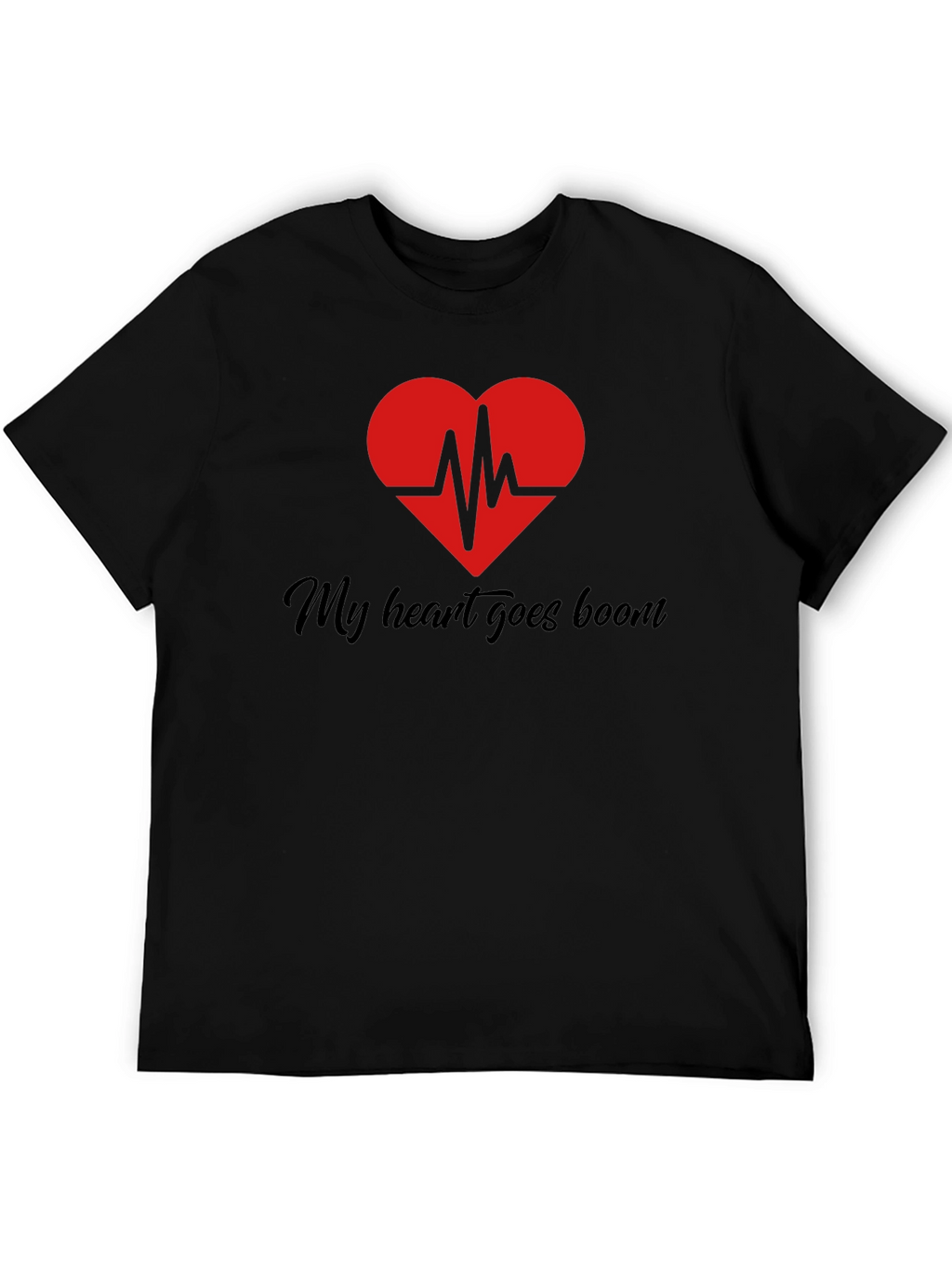 My Heart Goes Boom Graphic T-Shirt