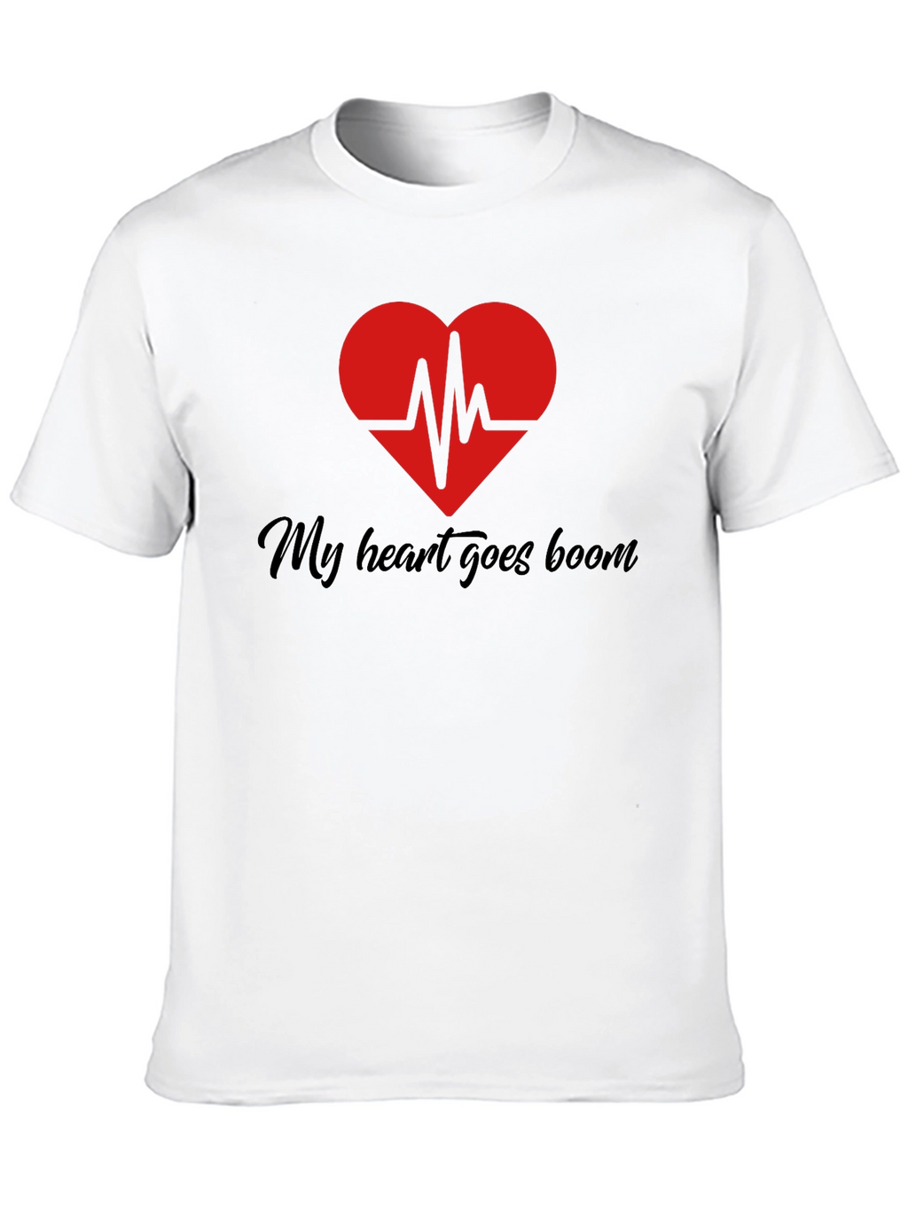 My Heart Goes Boom Graphic T-Shirt