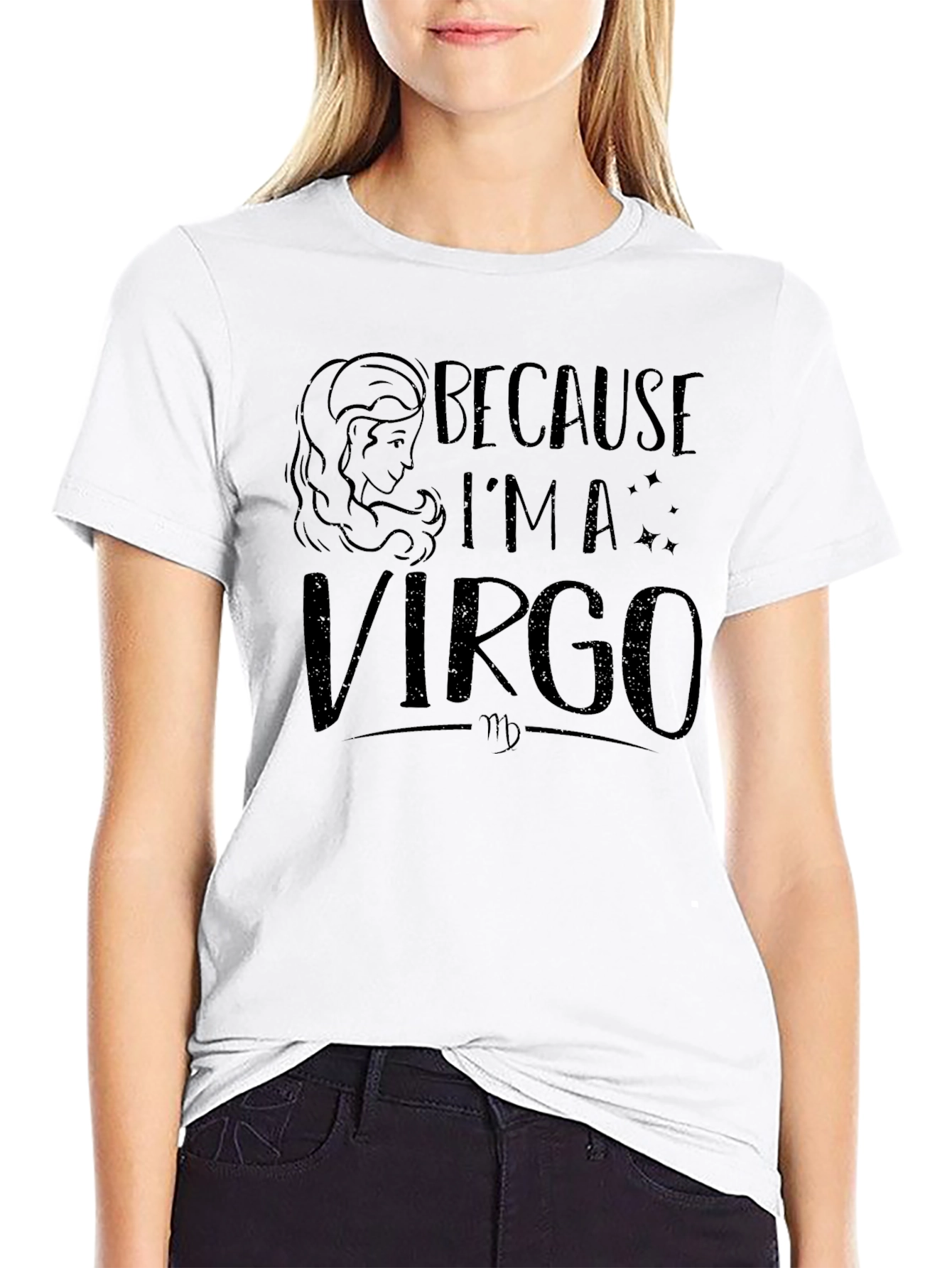Virgo Zodiac T-Shirt - Because Im a Virgo Graphic Tee