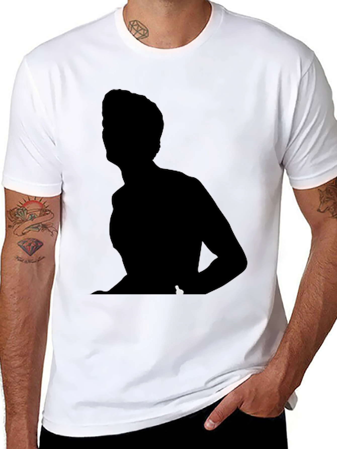 Silhouette Graphic Tee - Unisex Crew Neck T-Shirt