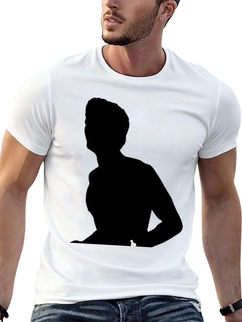 Silhouette Graphic Tee - Unisex Crew Neck T-Shirt