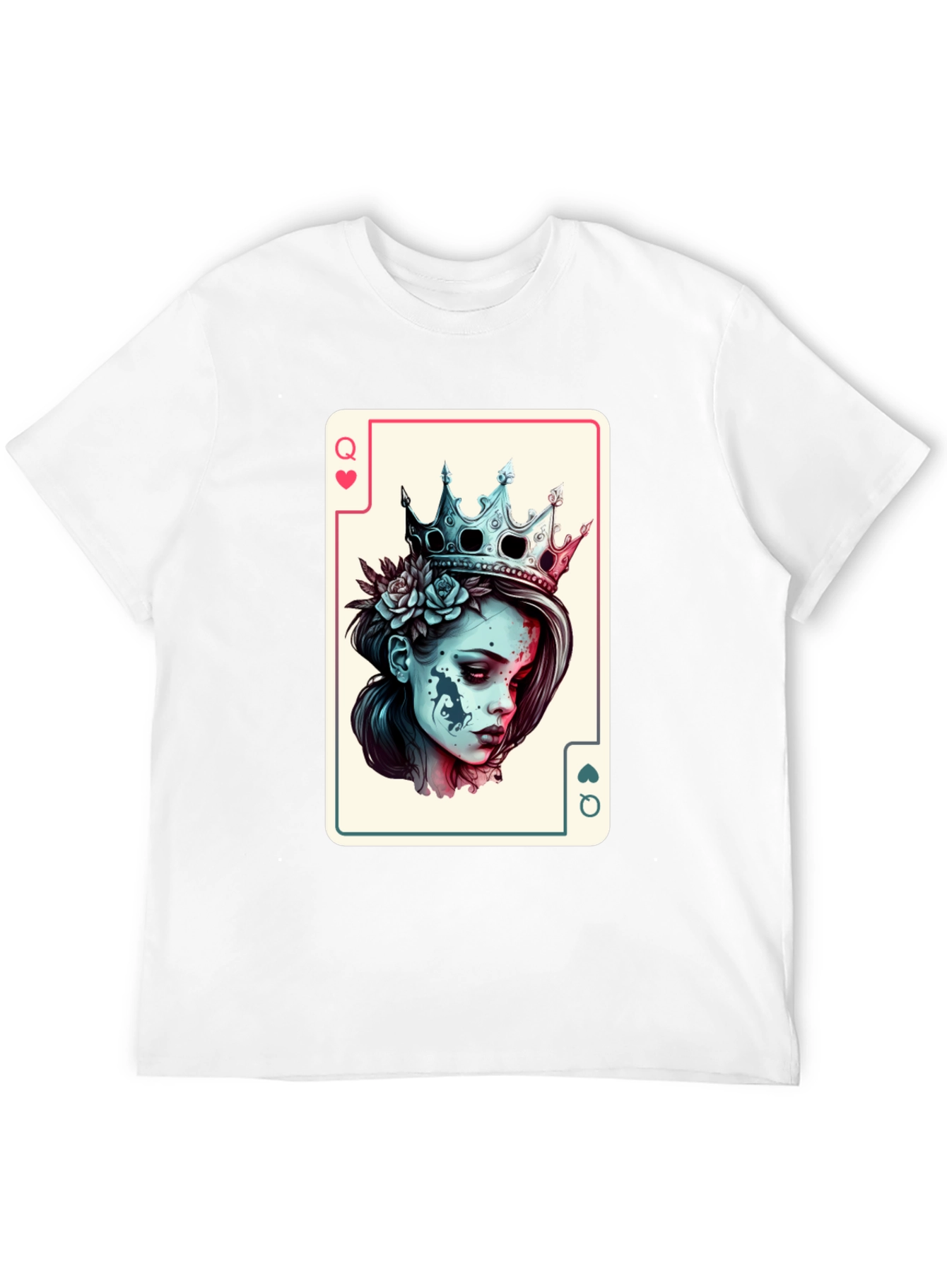 Queen of Hearts Card T-Shirt