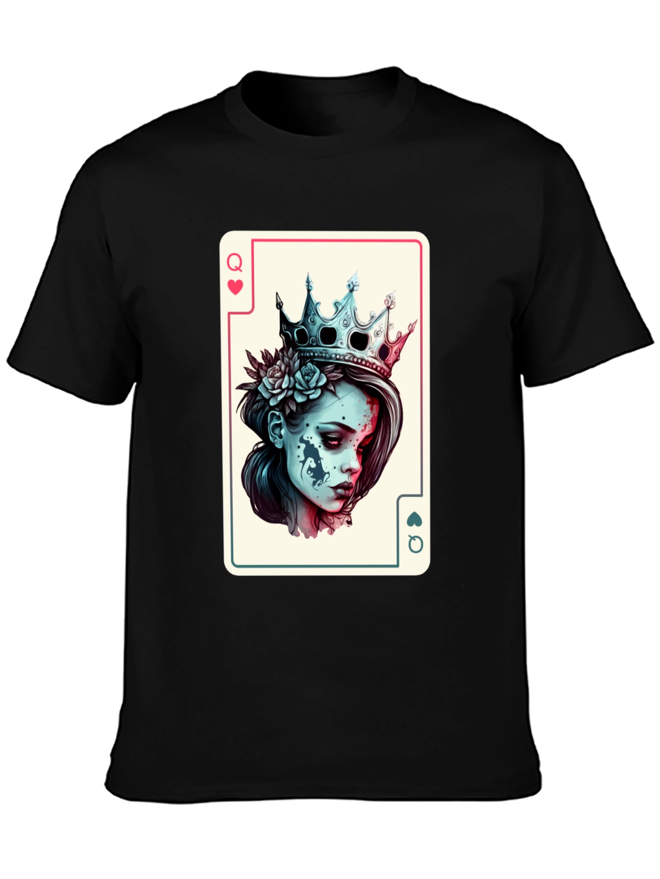 Queen of Hearts Card T-Shirt