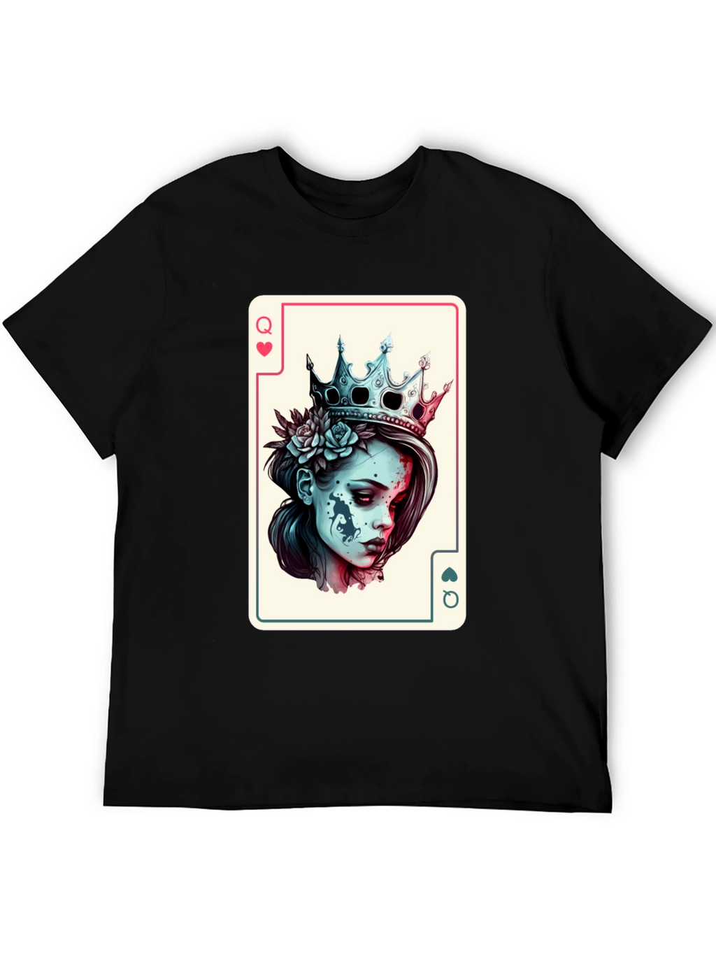 Queen of Hearts Card T-Shirt