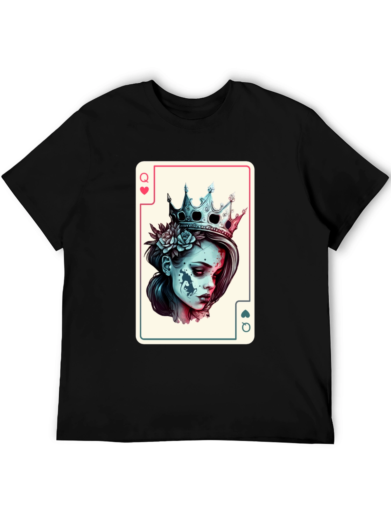 Queen of Hearts Card T-Shirt