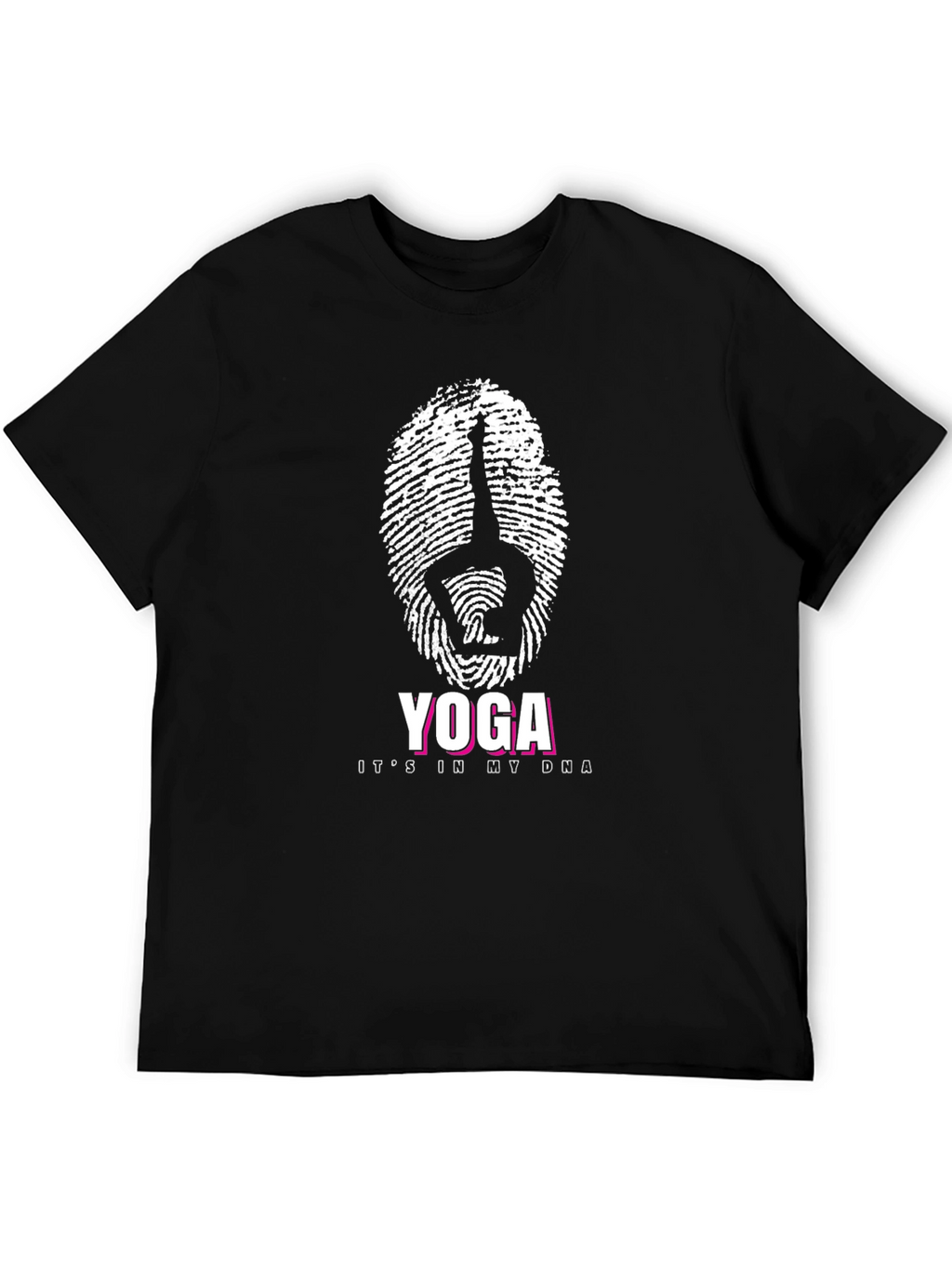 Yoga DNA Graphic Tee - Black Unisex T-Shirt