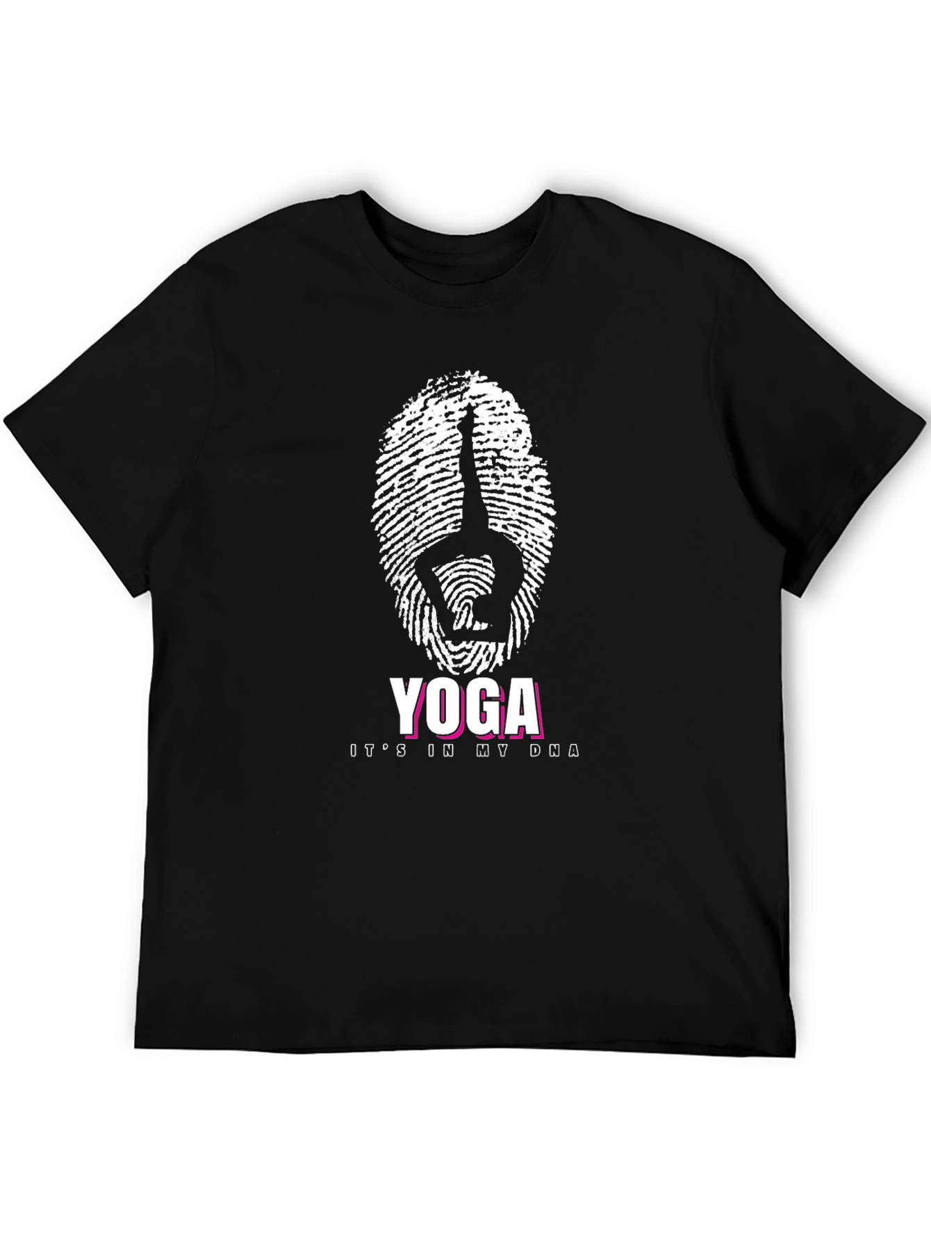 Yoga DNA Graphic Tee - Black Unisex T-Shirt