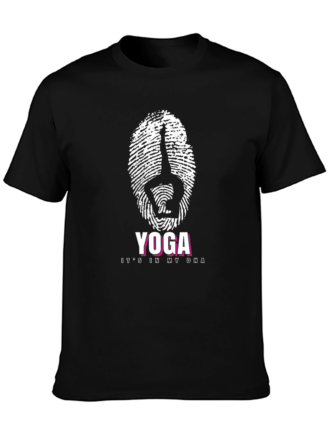 Yoga DNA Graphic Tee - Black Unisex T-Shirt