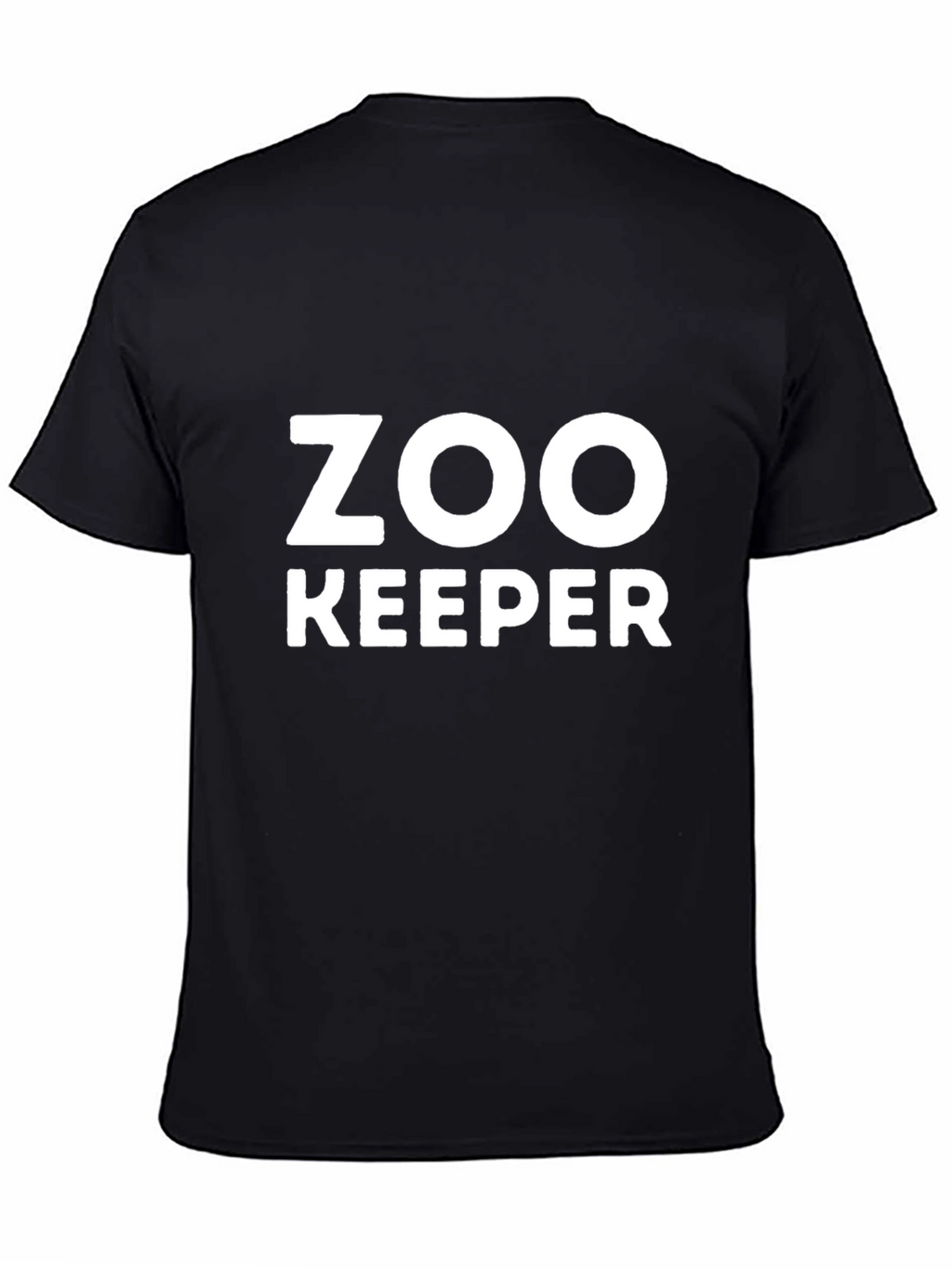 Zoo Keeper Graphic Tee - Black Cotton T-Shirt