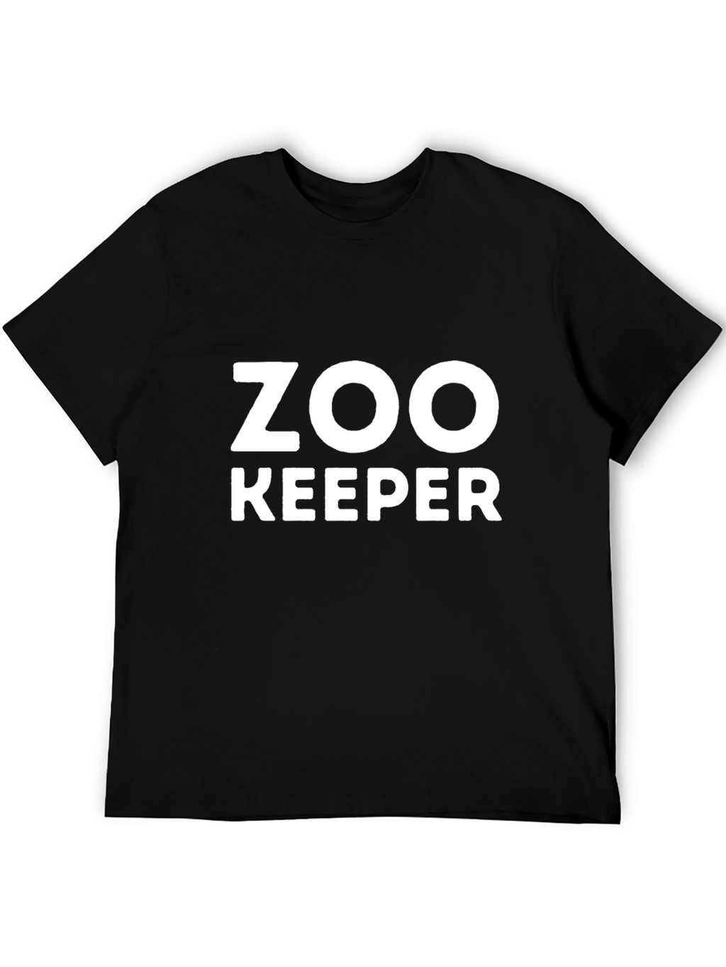 Zoo Keeper Graphic Tee - Black Cotton T-Shirt