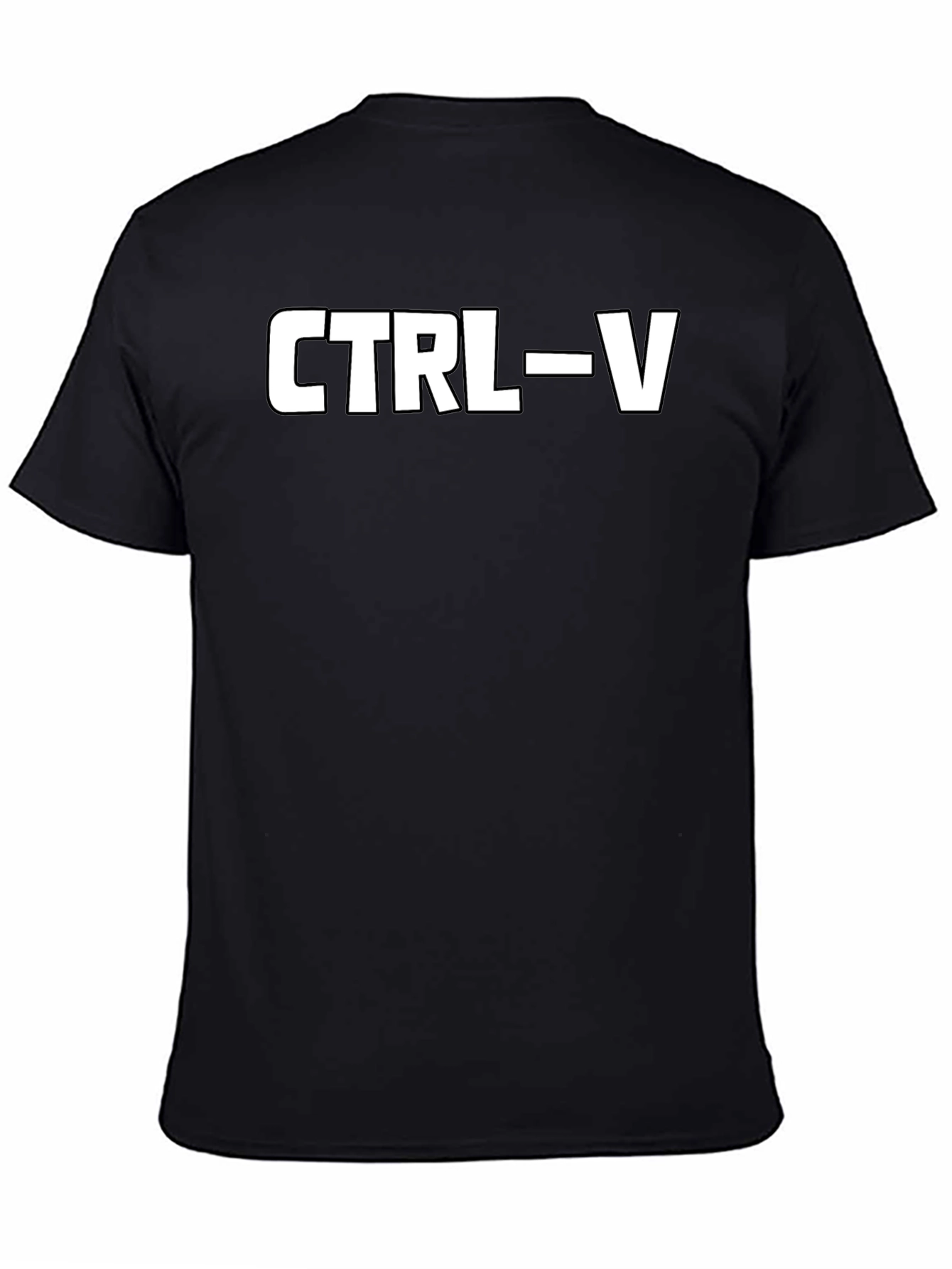 CTRL-V Paste Command Black T-Shirt