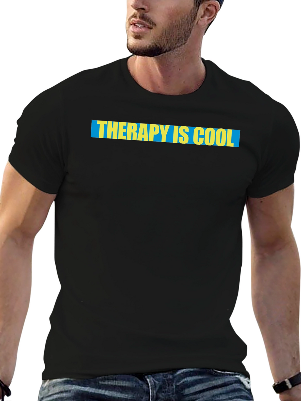 Therapy is Cool Graphic Tee - Stylish Statement Shirt