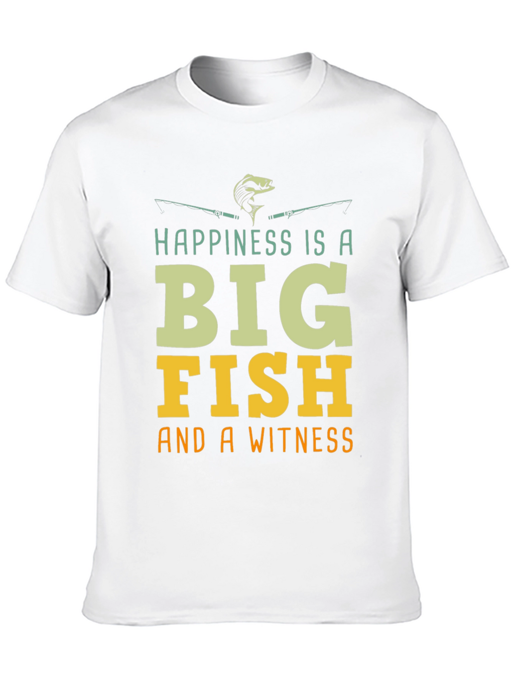 Fishing T-Shirt - Happiness is a Big Fish