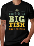 Fishing T-Shirt - Happiness is a Big Fish