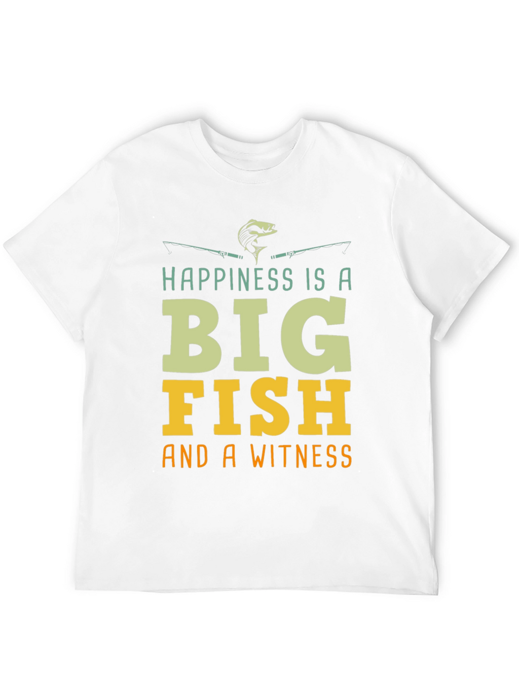 Fishing T-Shirt - Happiness is a Big Fish