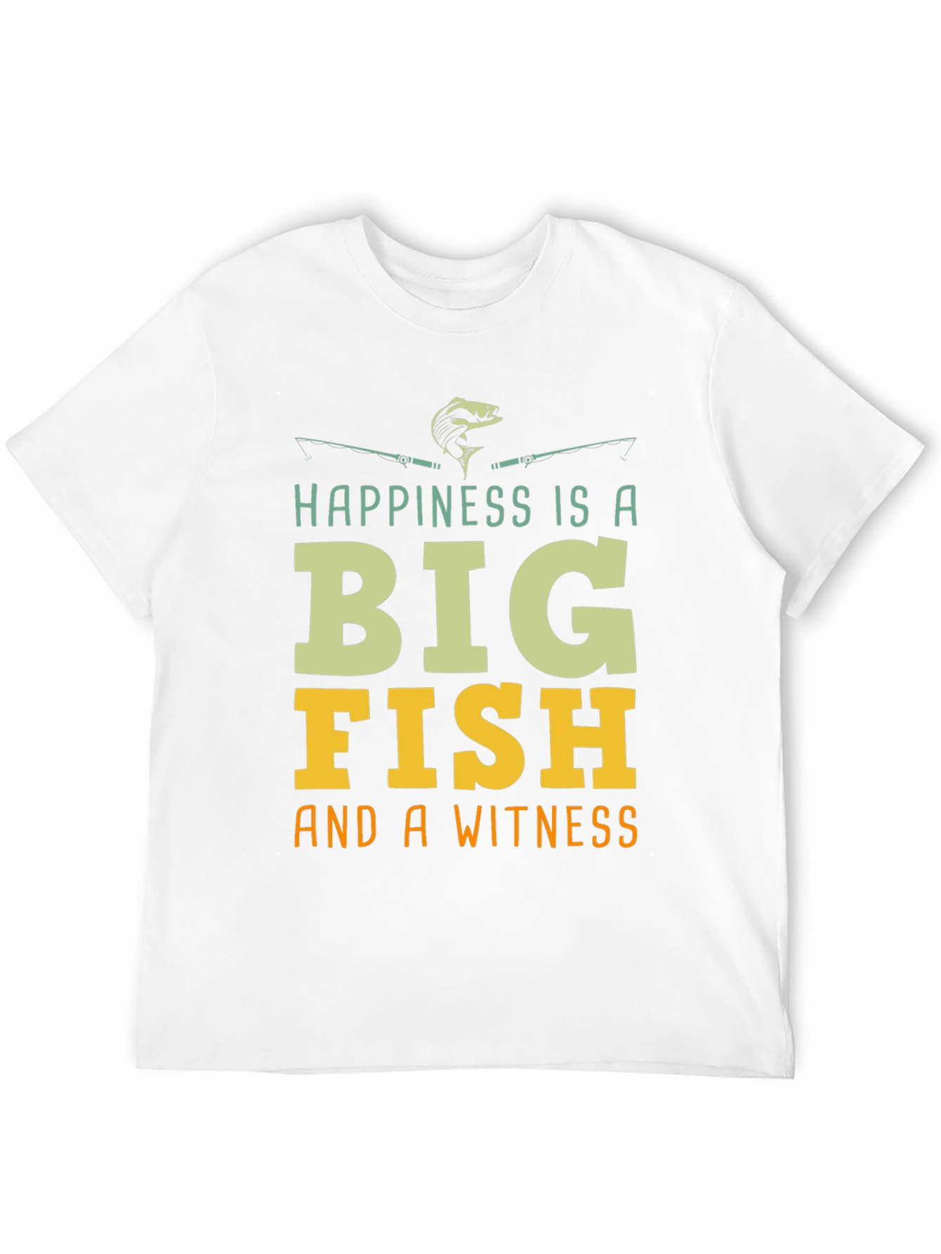 Fishing T-Shirt - Happiness is a Big Fish