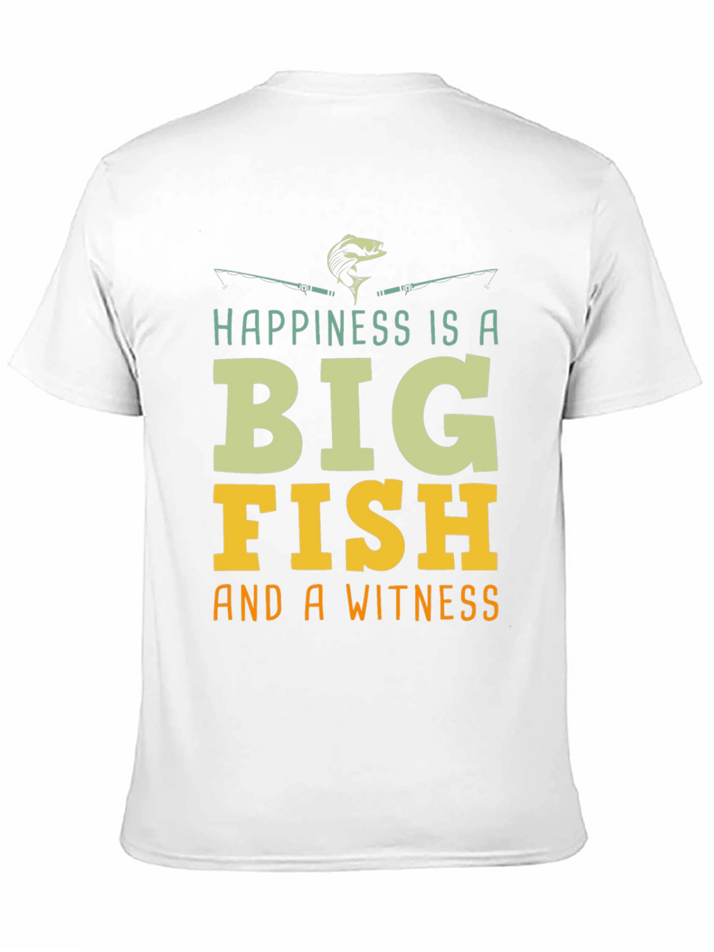 Fishing T-Shirt - Happiness is a Big Fish