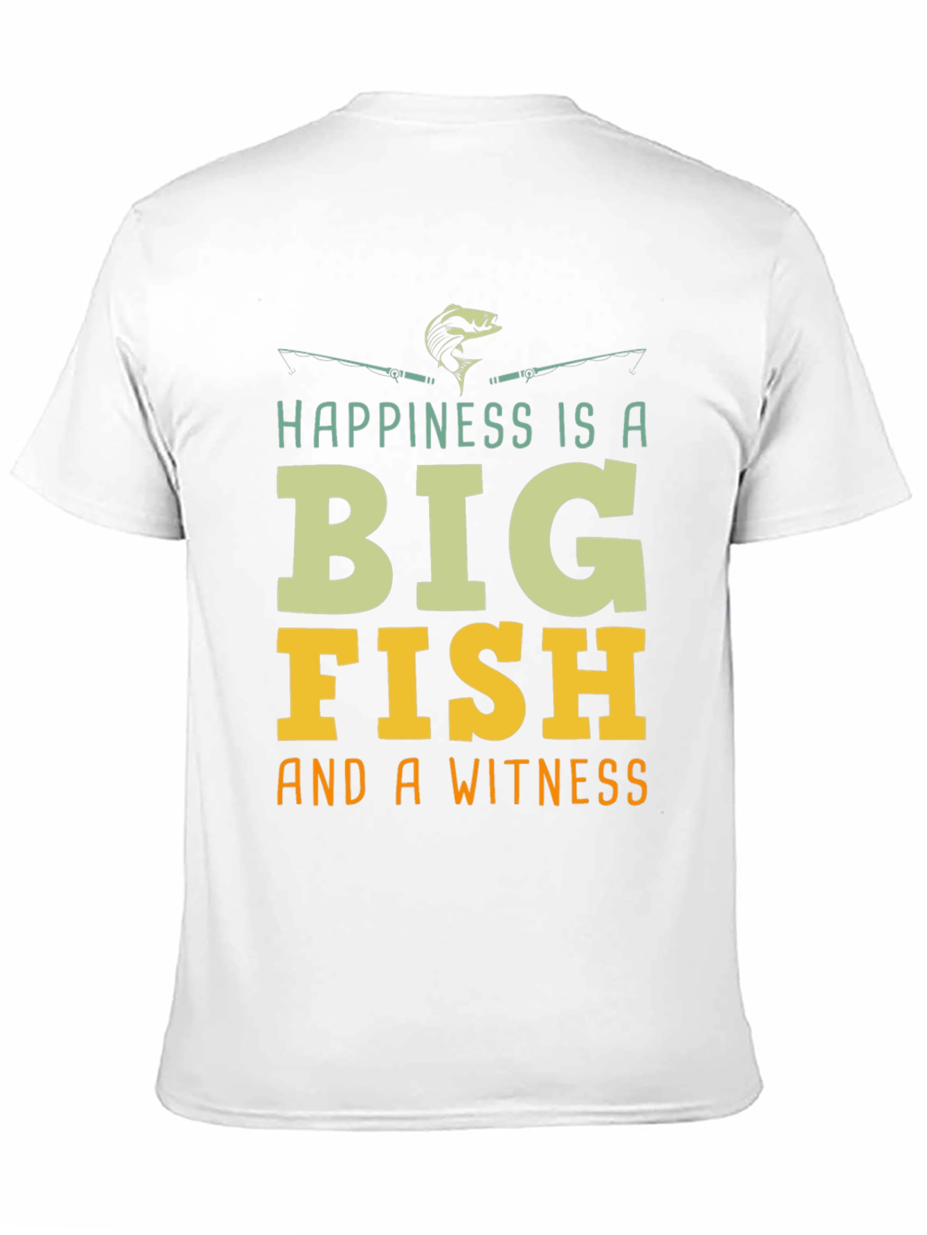 Fishing T-Shirt - Happiness is a Big Fish