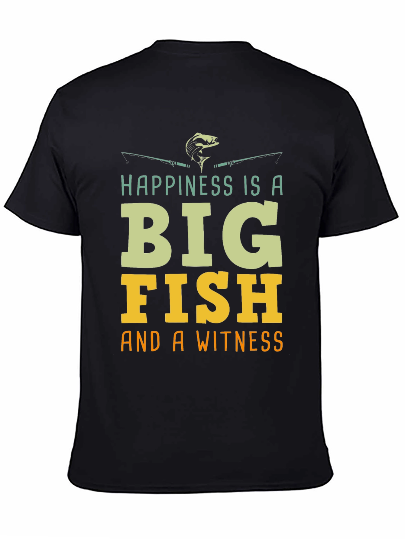 Fishing T-Shirt - Happiness is a Big Fish