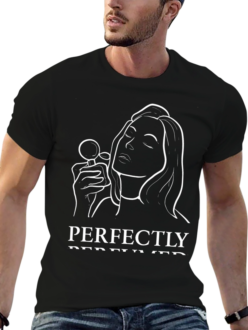 Perfume Lady Black T-Shirt