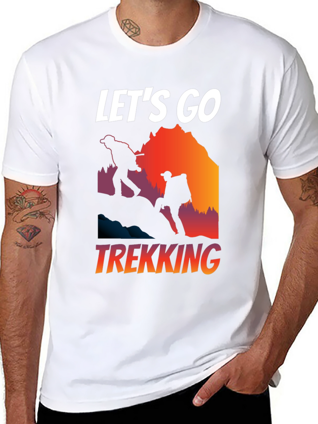 Lets Go Trekking Graphic Tee