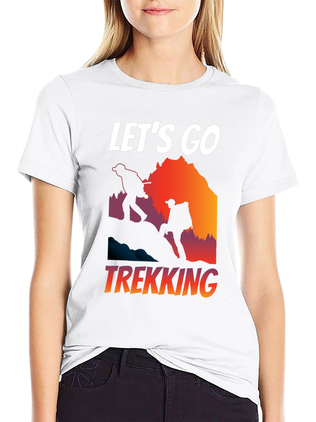 Lets Go Trekking Graphic Tee