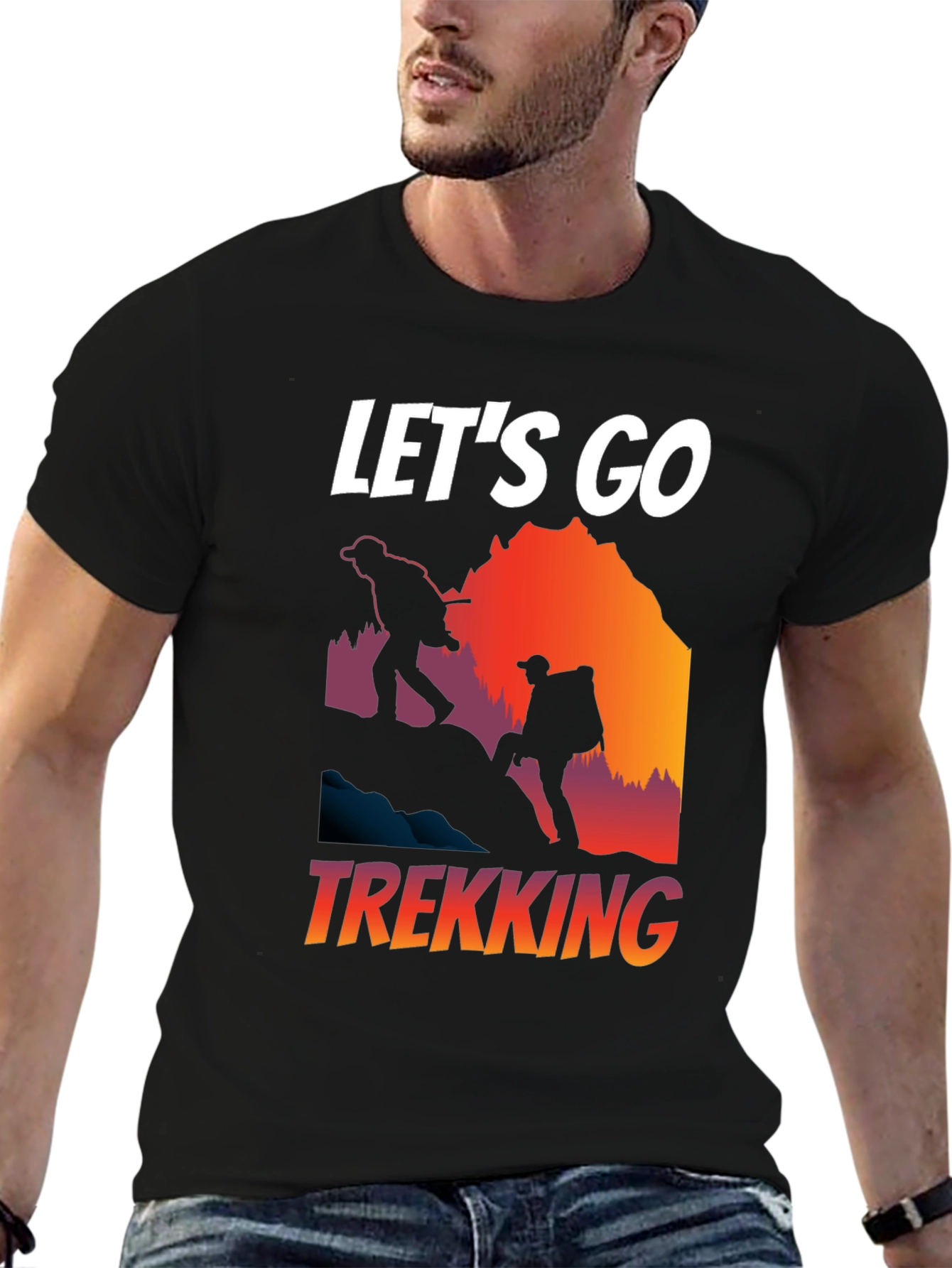 Lets Go Trekking Graphic Tee