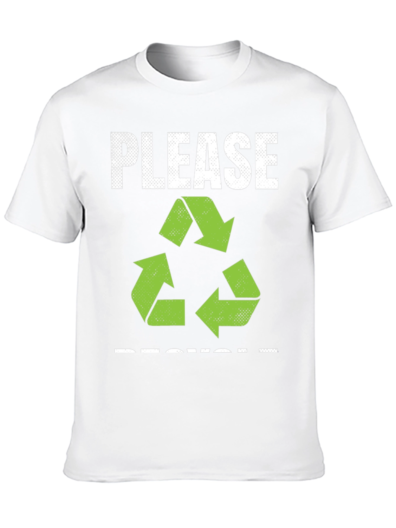 Eco-Friendly Please Recycle Graphic Tee