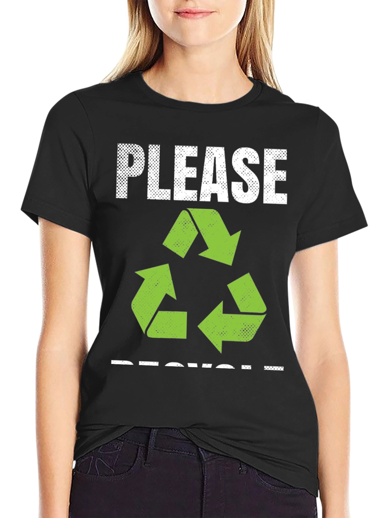 Eco-Friendly Please Recycle Graphic Tee
